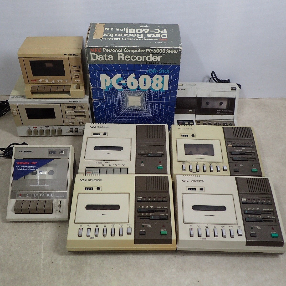 NEC PC-6001 & NEC PC-6082【PC&データレコーダセット】 NEC PC-6001 & NEC PC-6082【PC&データレコーダセット