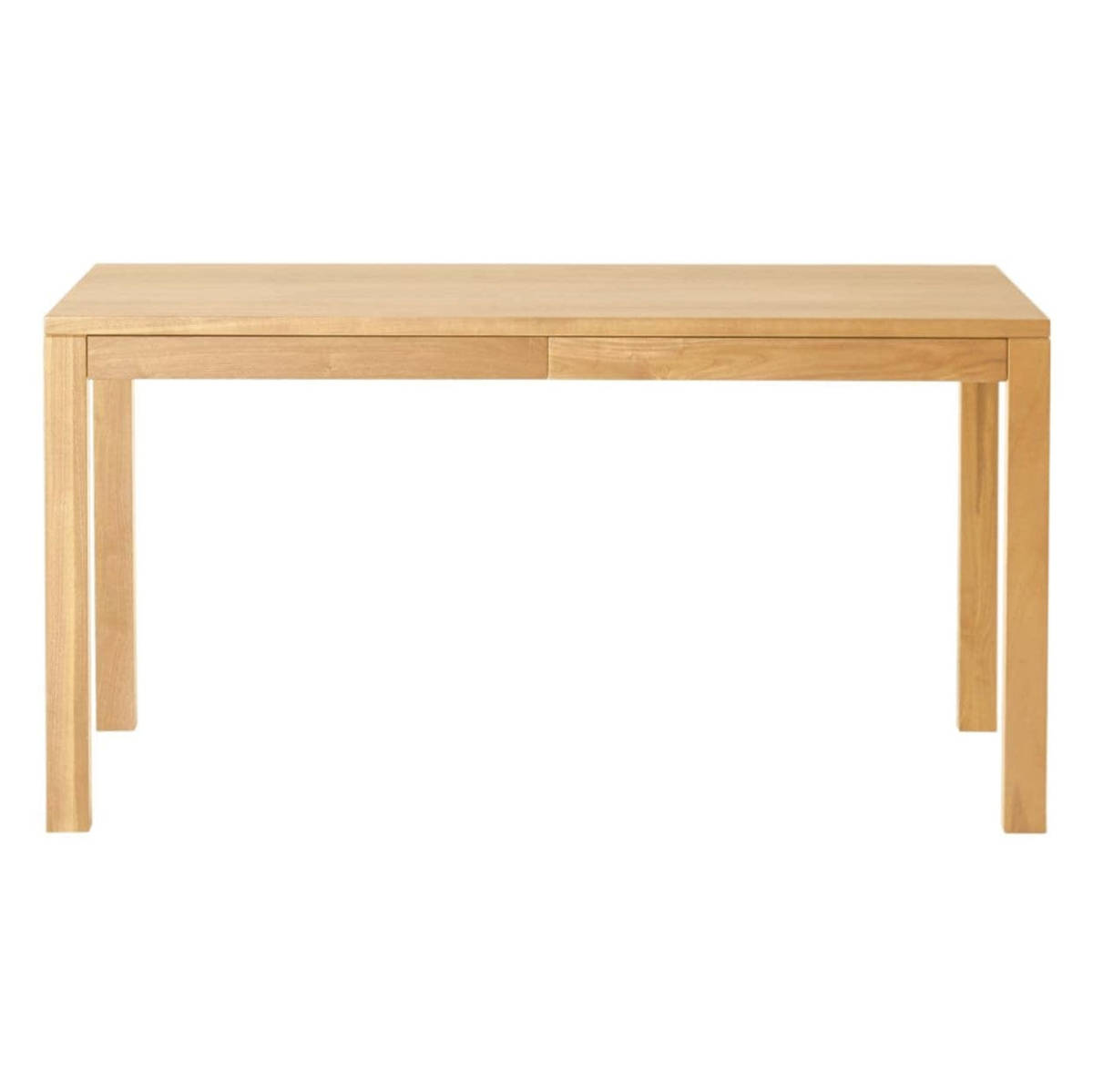 無印☆ 無垢材デスク（引出付）・オーク材 ☆中古品 無印良品 オーク