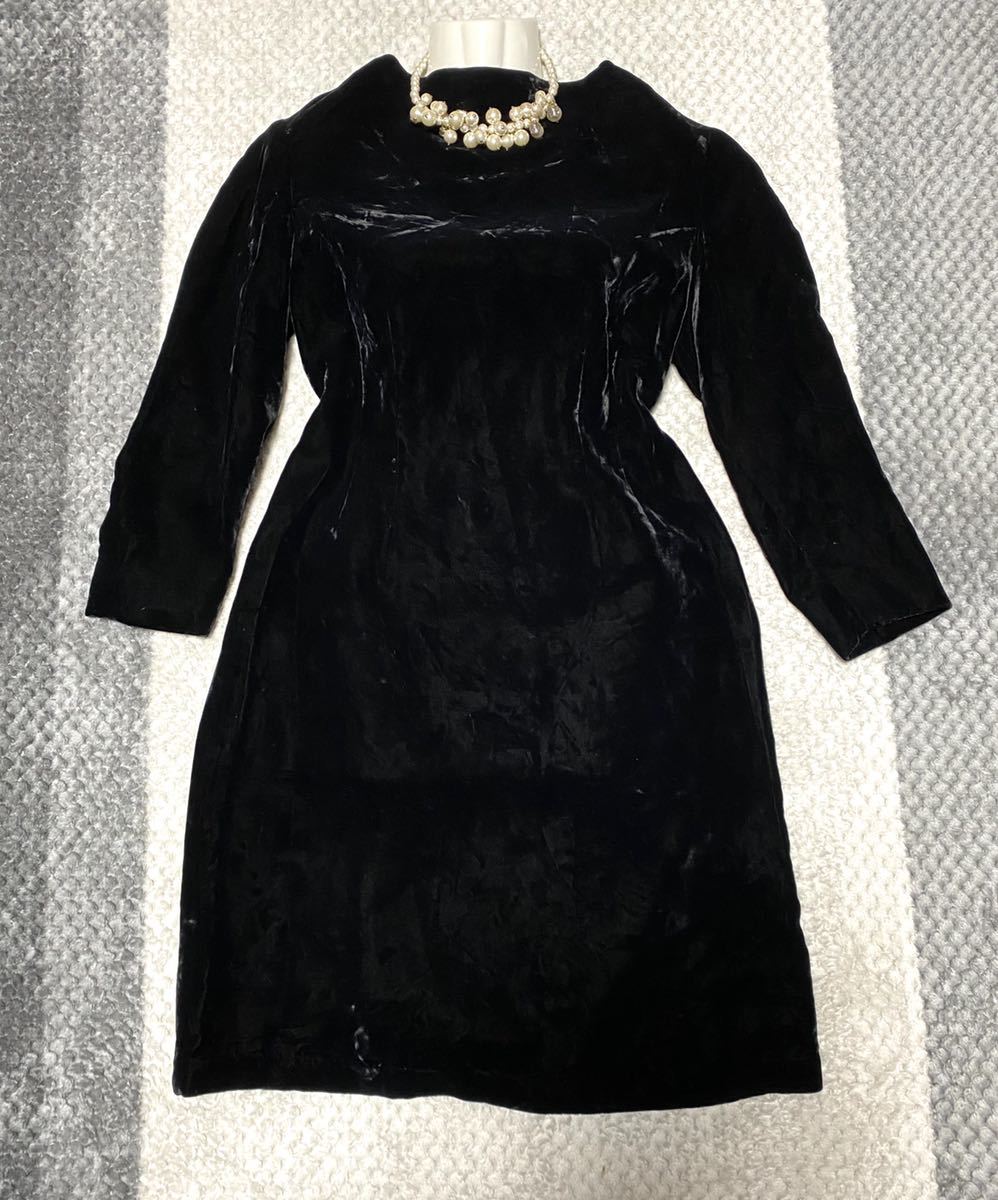 彩 ベルベット ワンピース ブラック フォーマル コスプレ衣装に 艶々裏地フェチ 女装家様にも の落札情報詳細 ヤフオク落札価格情報 オークフリー スマートフォン版