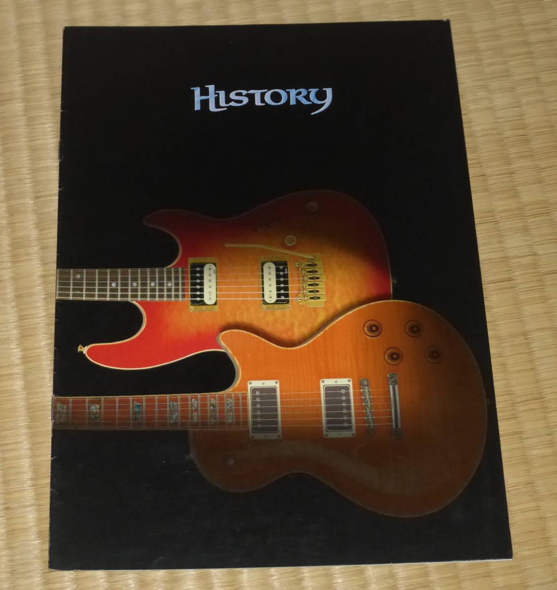 HISTORY Guitar Catalog 2002 ☆ ヒストリー ギター・カタログ SHL1 SHL2 GHS1M GHS2の