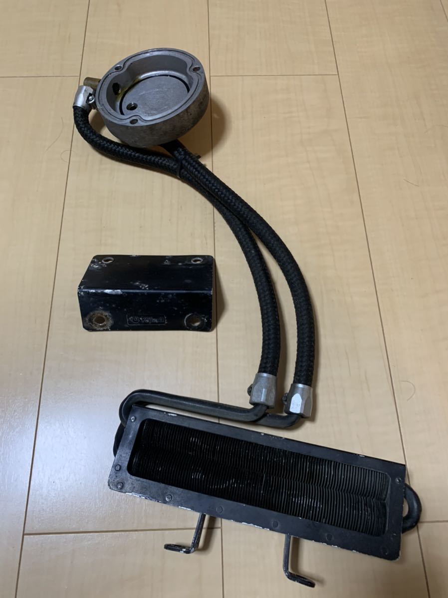 インパルス400用オイルクーラーセット HKS 個人宅発送可能 OIL COOLER KIT BLACK オイルクーラー