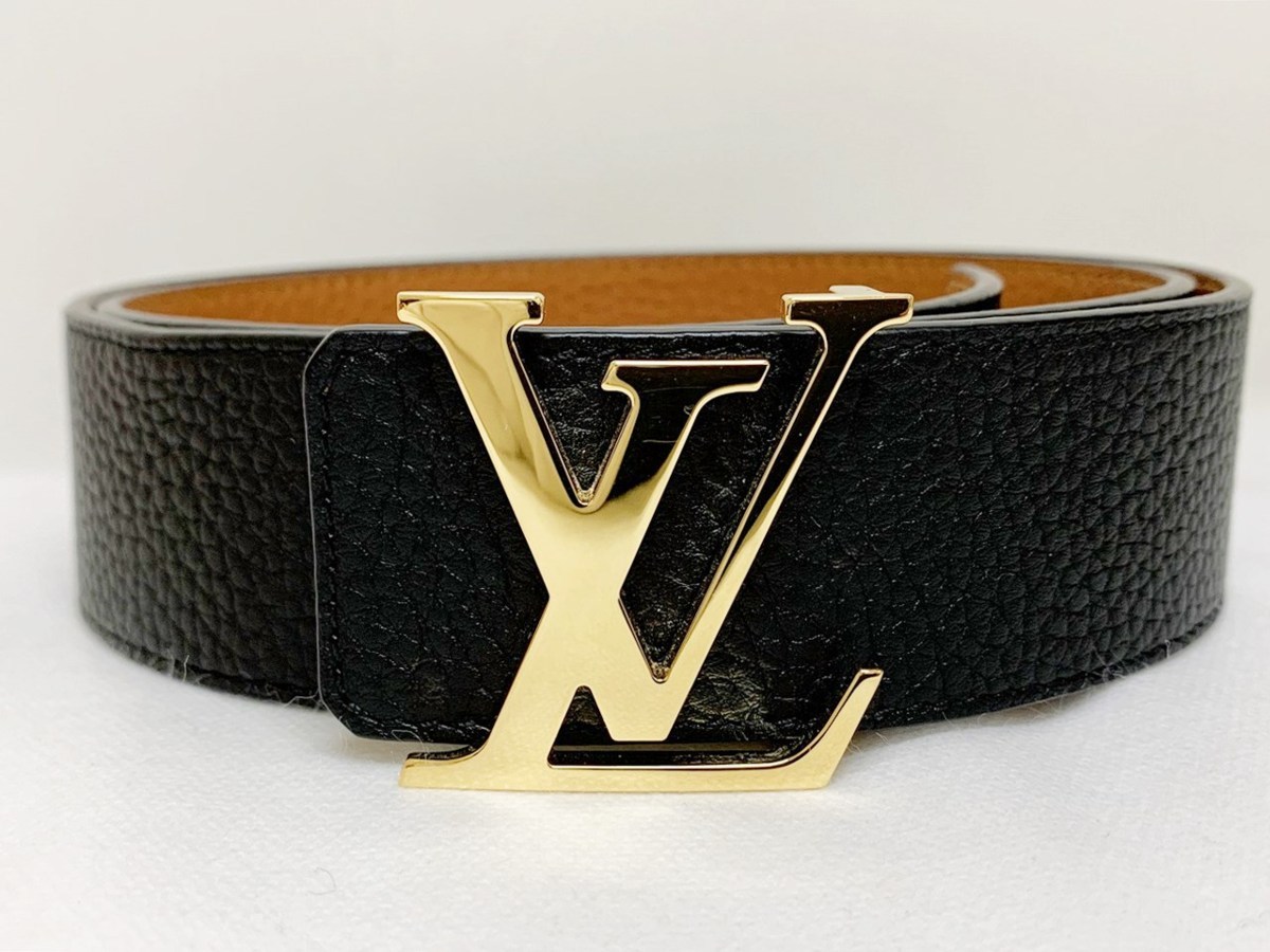 ルイヴィトン 15年製 M9151 ベルト・LV イニシャル 40MM リバーシブル 