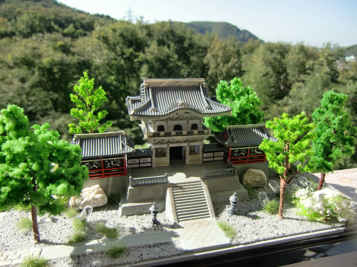 童友社 1/175スケール 四季折々の日光東照宮 陽明門☆ジオラマ完成品