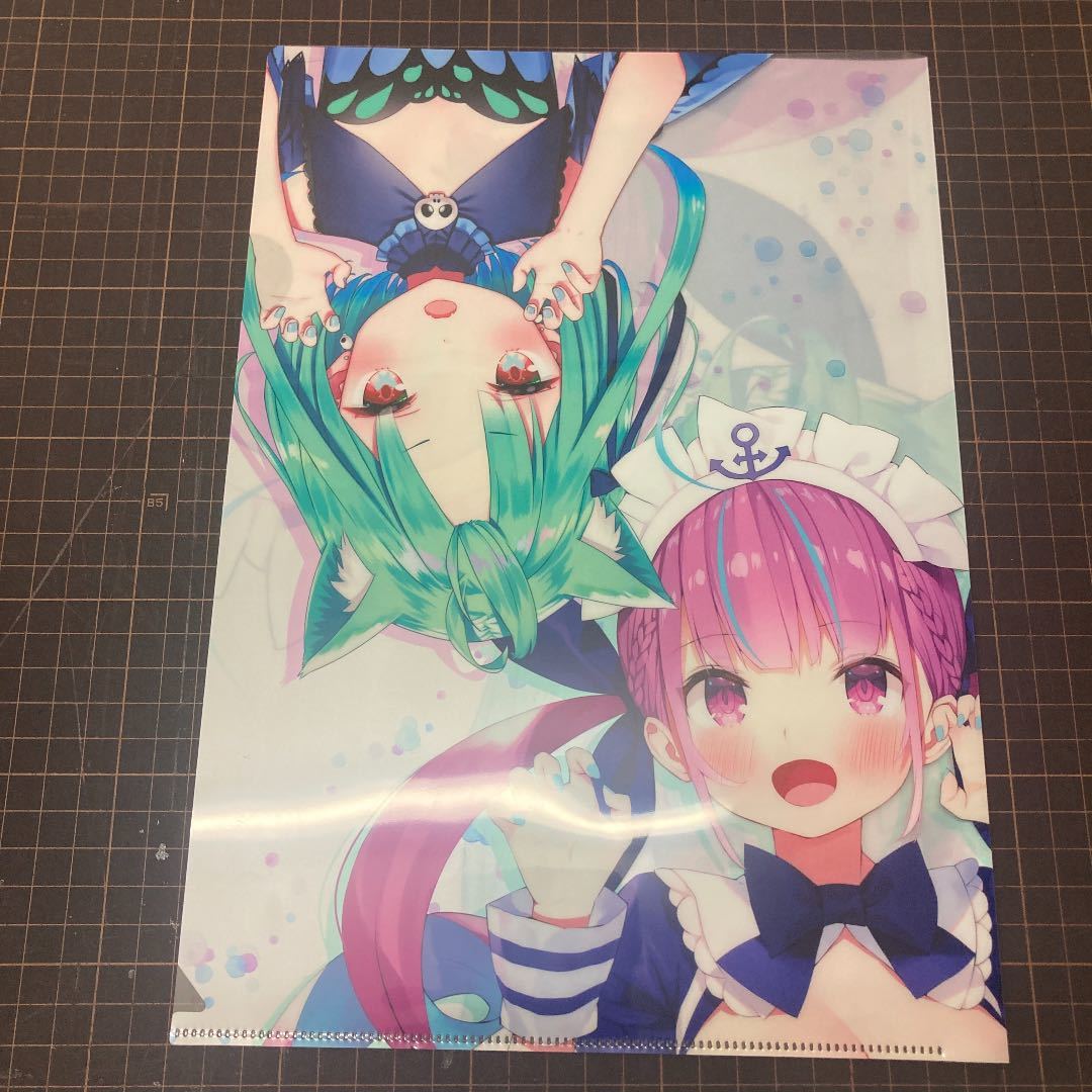 レア　湊あくあ　生志摩妄　賭ケグルイ　A4クリアファイル　Vアニ　ホロライブ レア 湊あくあ 生志摩妄 賭ケグルイ A4クリアファイル Vアニ