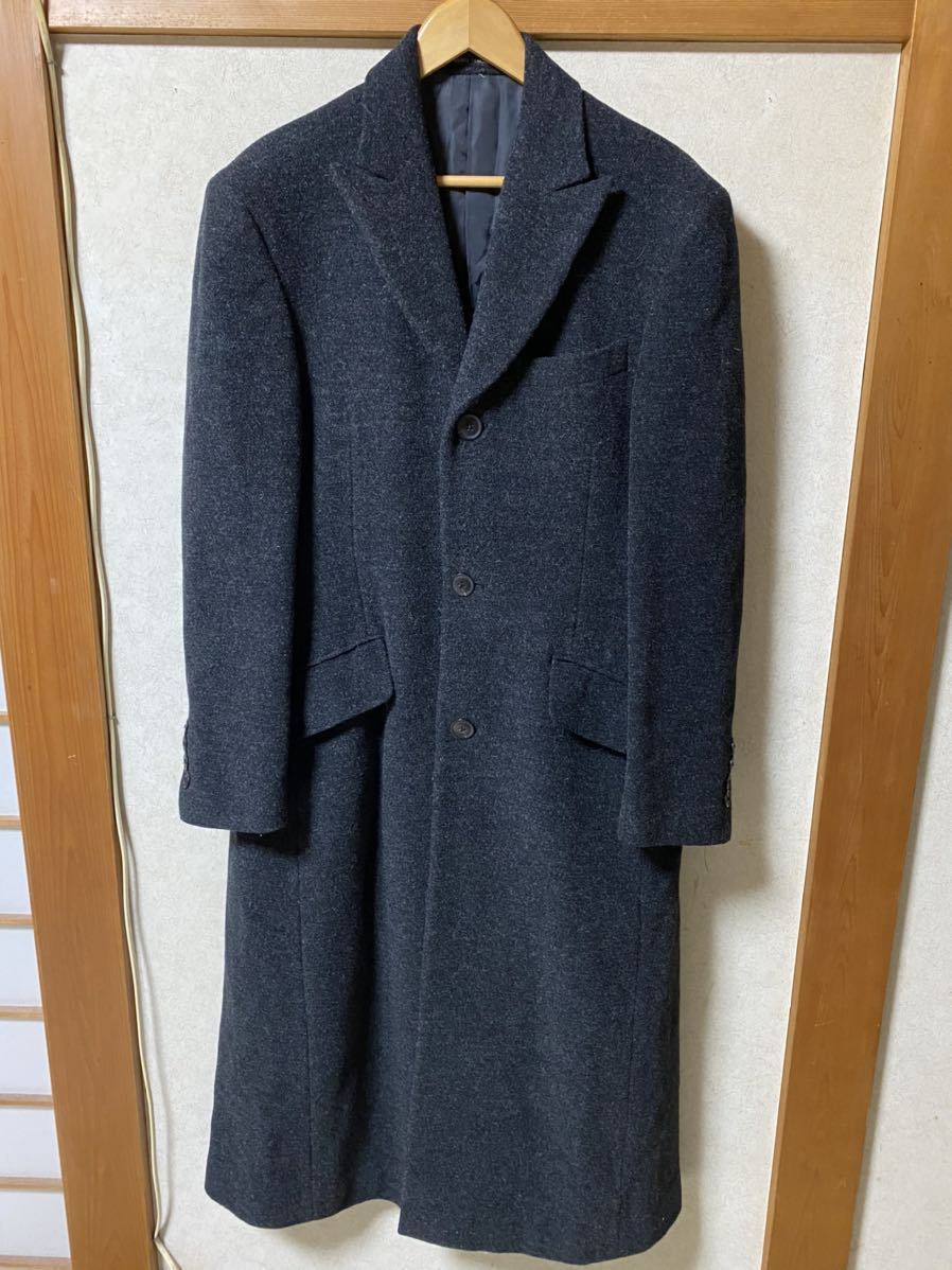 Men S Tenoras アルパカ混 ウール ロングコート L チェスターコート メンズティノラス の落札情報詳細 ヤフオク落札価格情報 オークフリー スマートフォン版