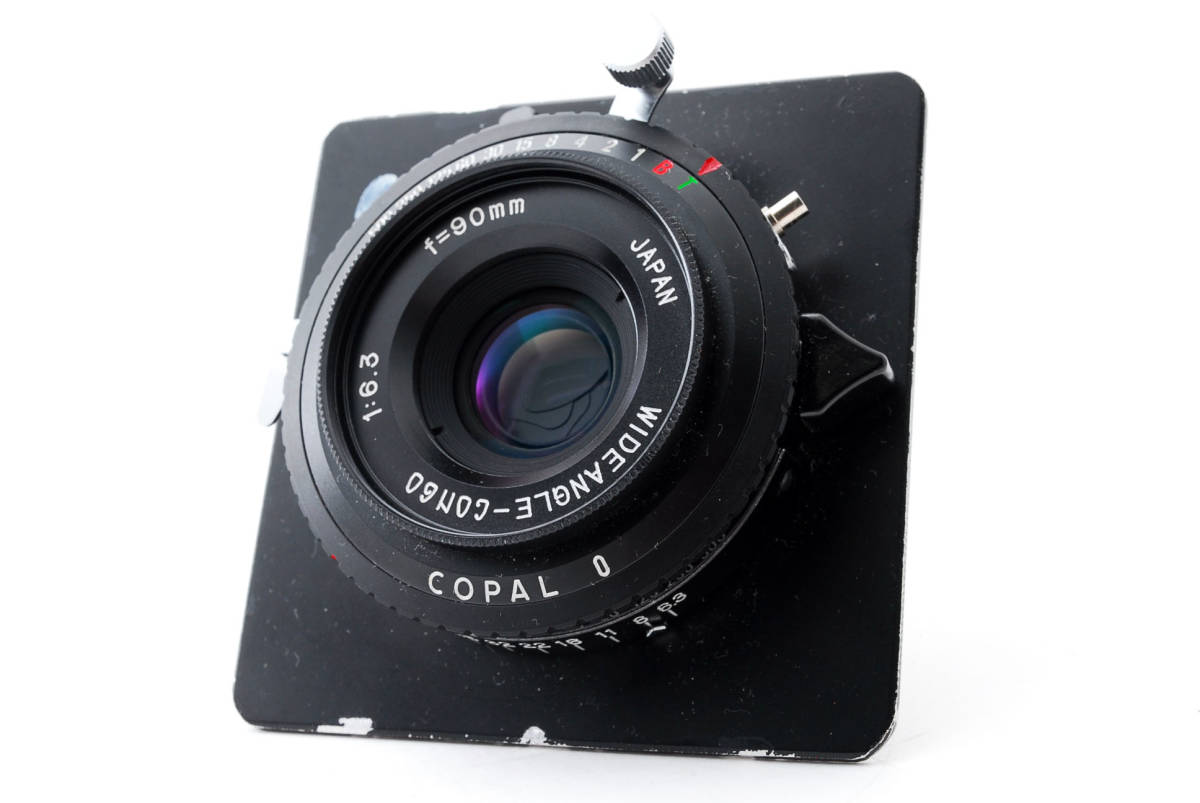 90mm 0 COPAL F3.5 Congo 中古美品山崎光学 Format Large 4x5 F⁄