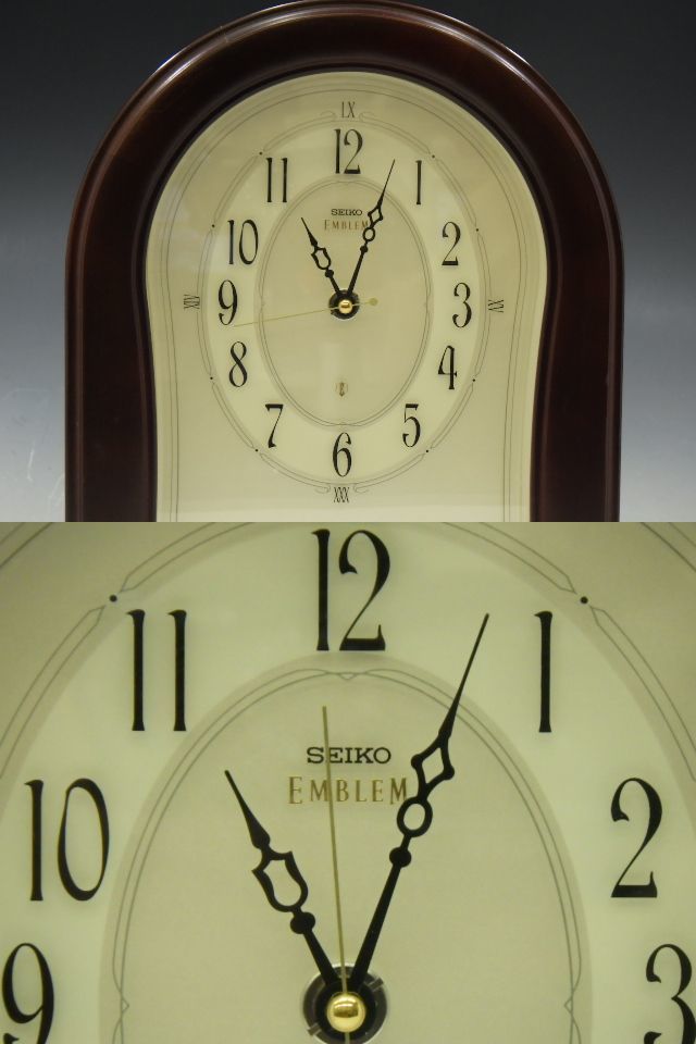 z0K058Z- SEIKO EMBLEM セイコー エンブレム 置時計 HW468Bの落札情報