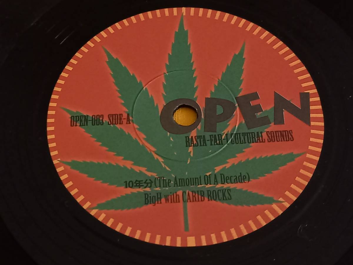 BigH with CARIB ROCKS / 10年分　レコード BIG H WITH CARIB ROCKS / 10年分 / 7