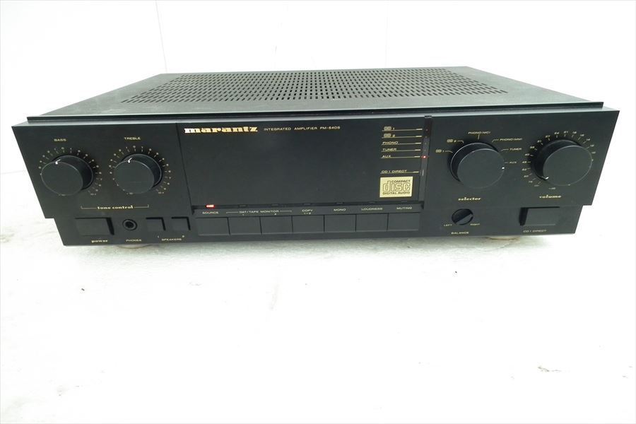 ☆marantz マランツ PM-54DS プリメインアンプ 動作確認済み 音出しOK ...