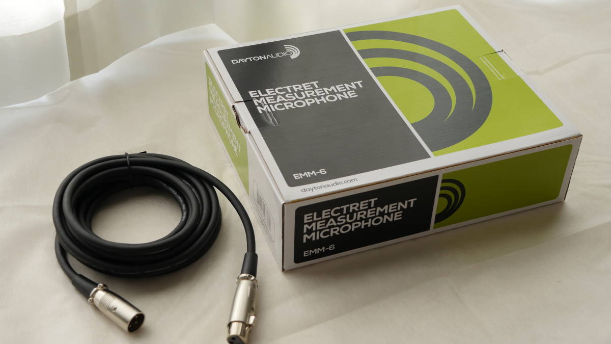 Dayton Audio EMM-6 測定用コンデンサーマイク おまけつき