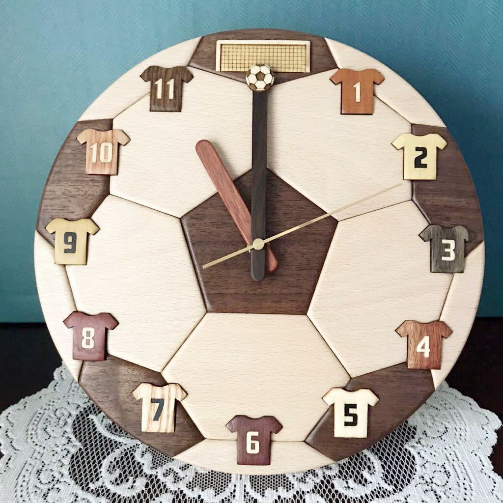 新品 掛け時計 木製 メーベルトーコー サッカー 置き時計 壁掛け時計 の落札情報詳細 ヤフオク落札価格情報 オークフリー スマートフォン版