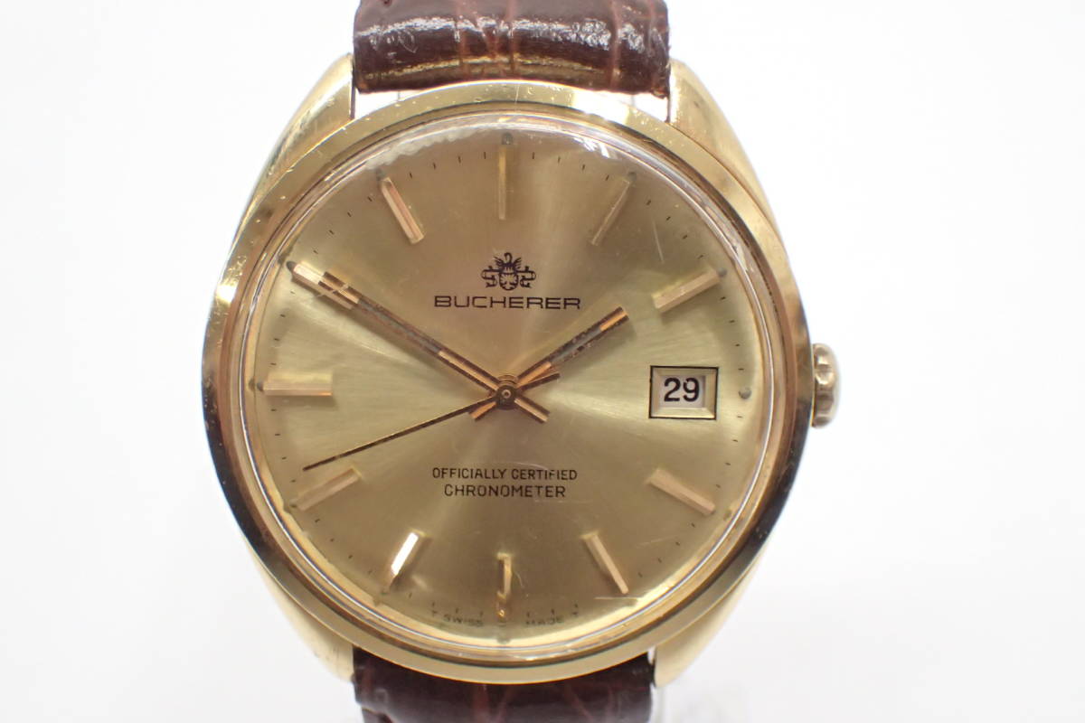 BUCHERER クロノメーター ブッフェラー ブヘラ 自動巻き F. ETA2630