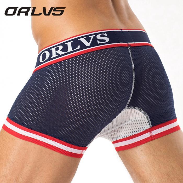 新品 Sサイズ 紺赤 Orlvs パンツ メンズ インナー メッシュ 下着 ローライズ ボクサー の落札情報詳細 ヤフオク落札価格情報 オークフリー スマートフォン版