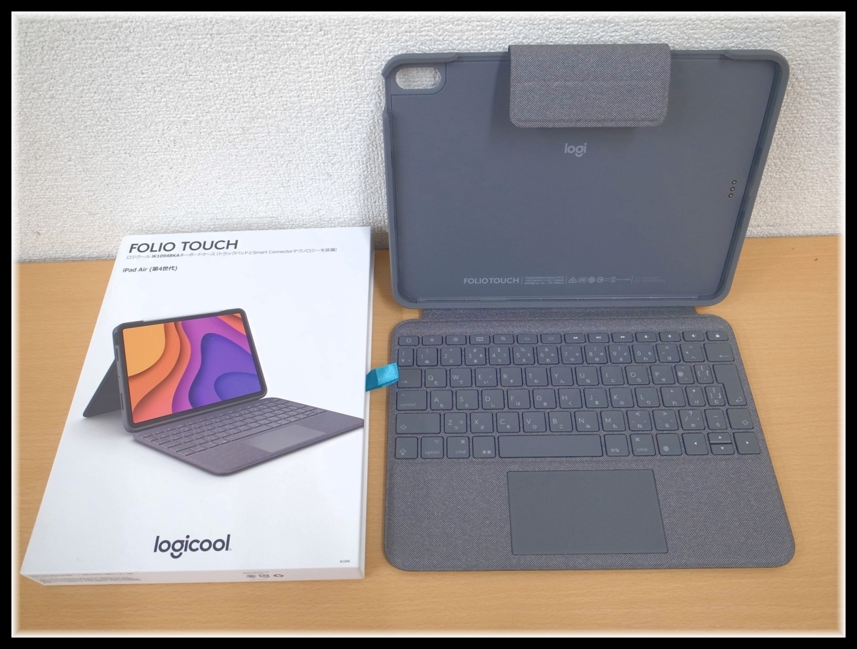 ロジクール FOLIO TOUCH iK1094BKAキーボードケース 1円～ 美品