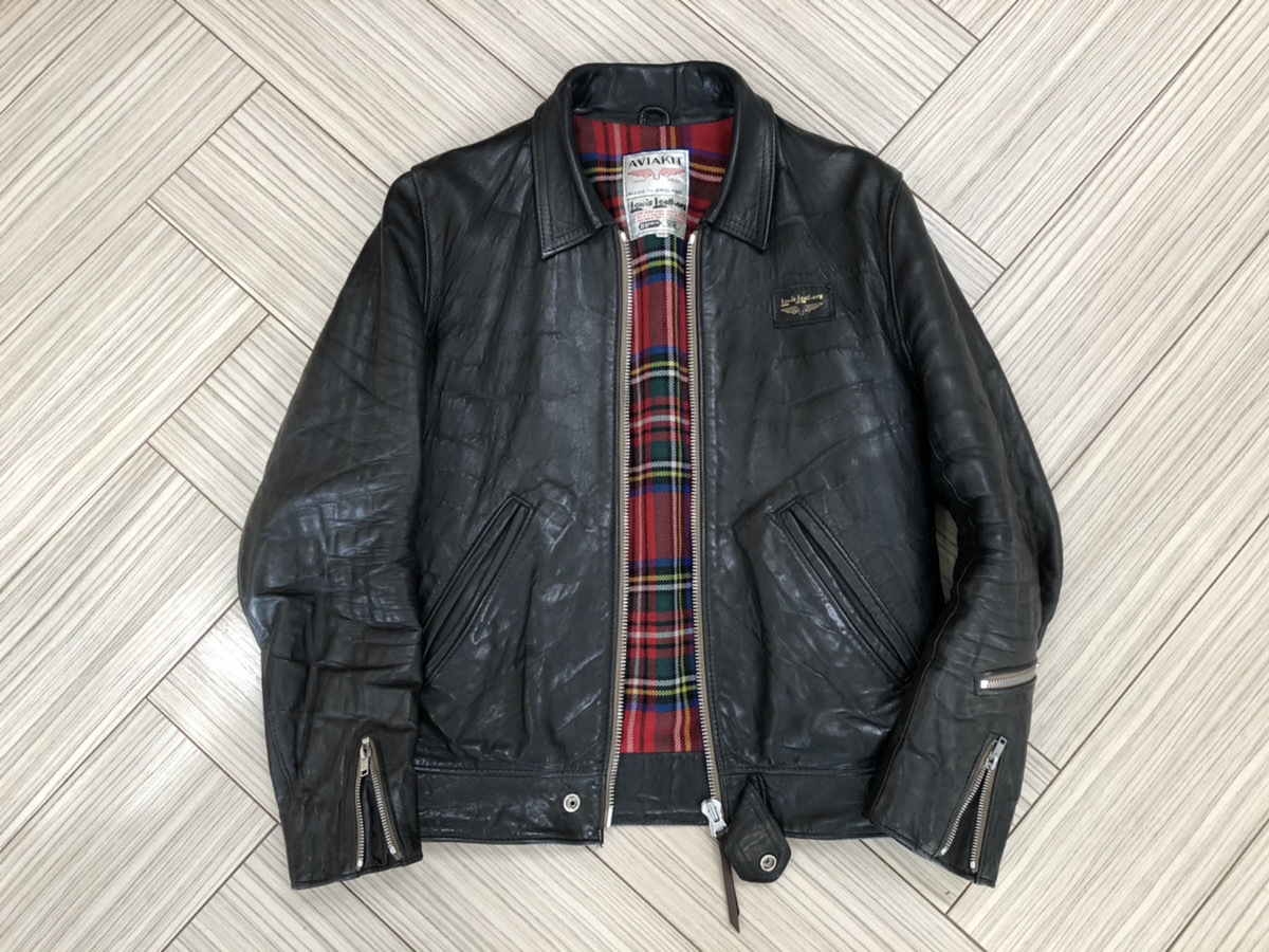 ☆定価19万円!ルイスレザー コルセア シープスキン ダークネイビー