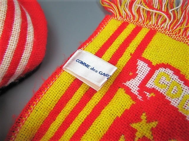 アーカイブコムデギャルソンシャツサッカーマフラー