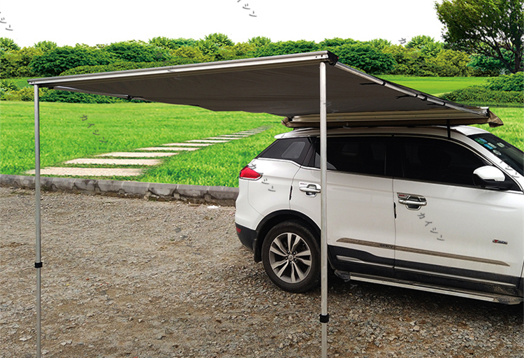 サイドタープ ルーフレール用ステー付 自家用車取り付け可能