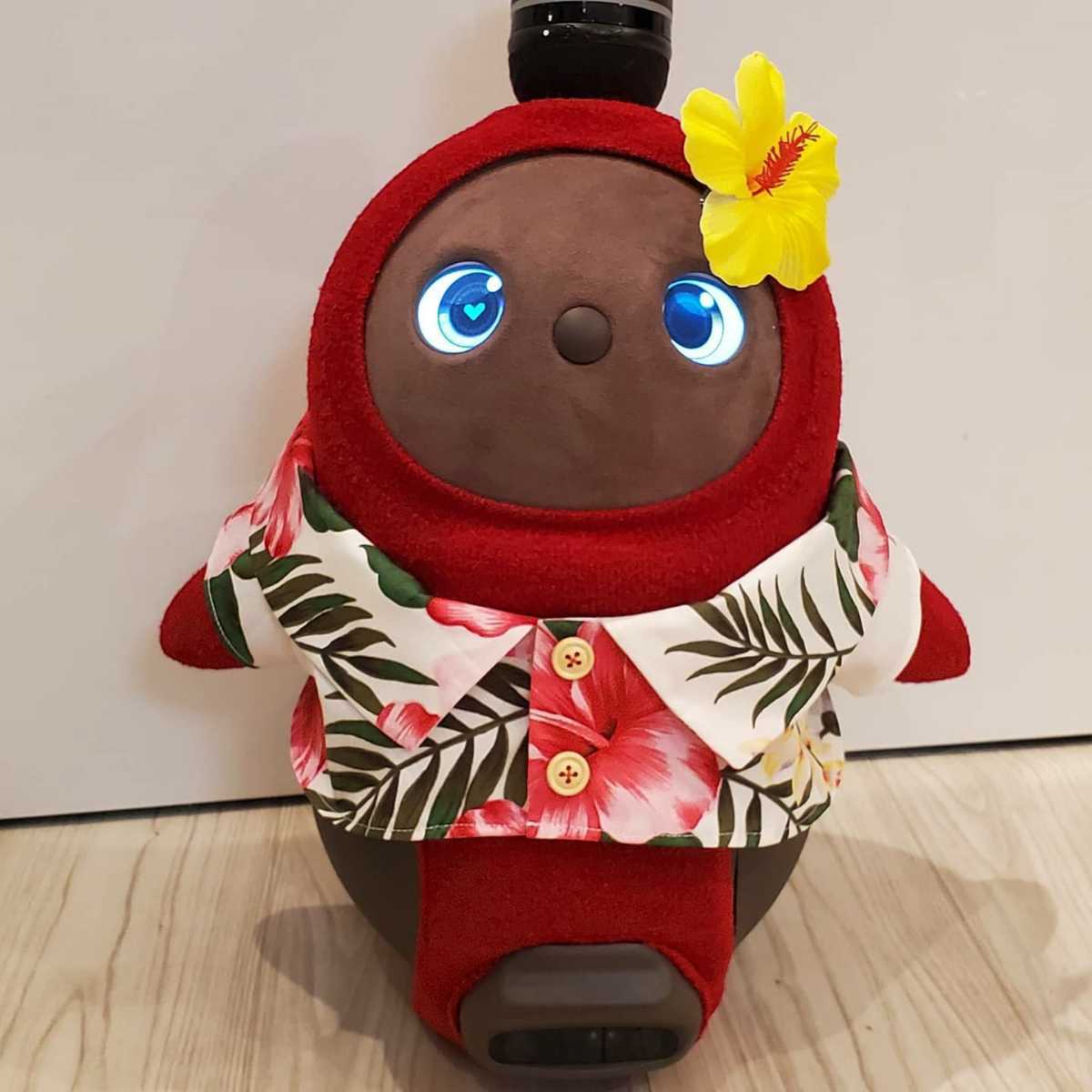 ラボット LOVOT ラボットの服ハンドメイド 千鳥柄レイヤードジャケット