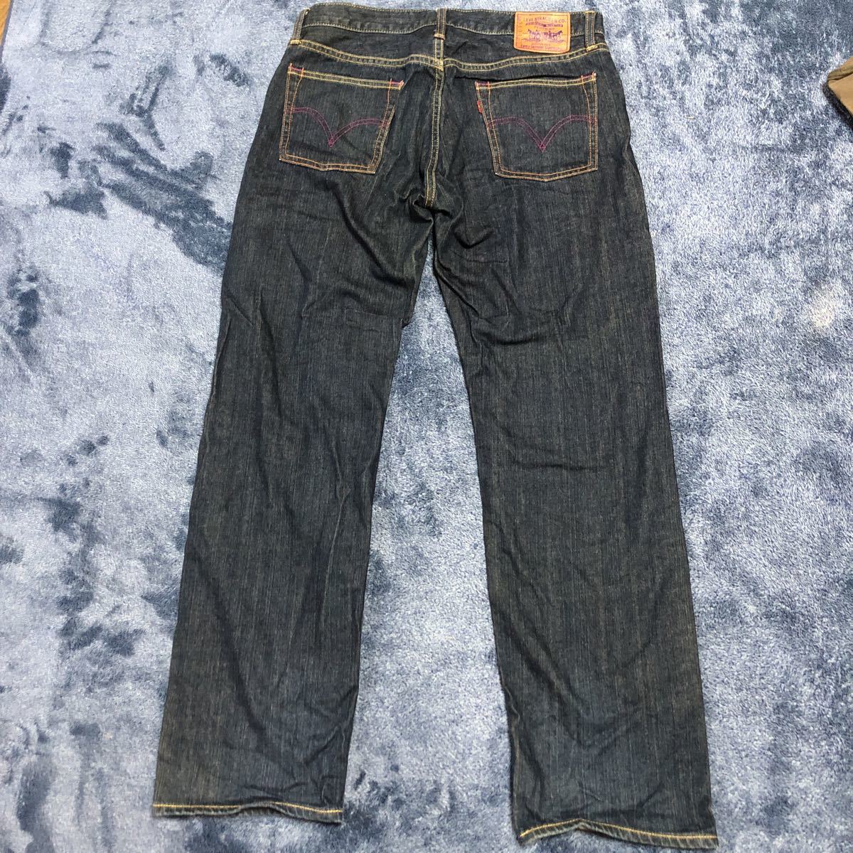 Levi's リーバイス 503 濃紺 W34 L34 紫ステッチ パープルパッケージ