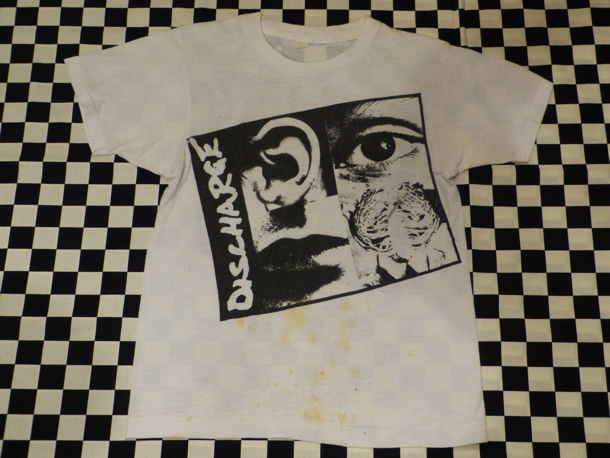 80s DISCHARGE Tシャツ ヴィンテージ GISM GAUZE LIP CREAM DEATH SIDE