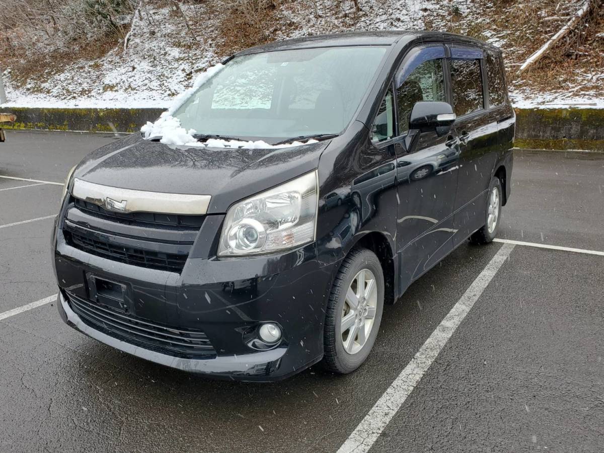悪路に強い4wd車のミニバン 山形発 4wd 07年式 トヨタ ノア S Dba Zrr75w ブラック At 普通車 予備検査渡し 中古車歳末セール の落札情報詳細 ヤフオク落札価格情報 オークフリー スマートフォン版