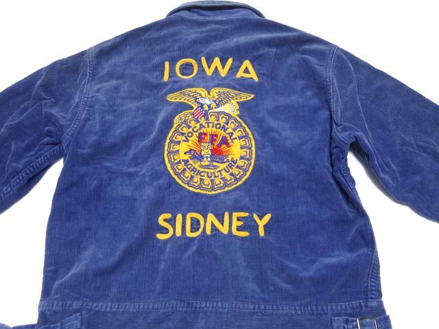 60s vintage original FFA VOCATIONAL AGRICULTURE CORDUROY JACKET 熱販売 FFA 農業 コーデュロイジャケット ミズーリ Gジャン/デニムジャケット