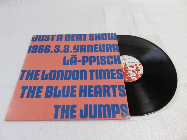 JAST A BEAT SHOW レコード ブルーハーツ JUST A BEAT SHOW 1986.3.8