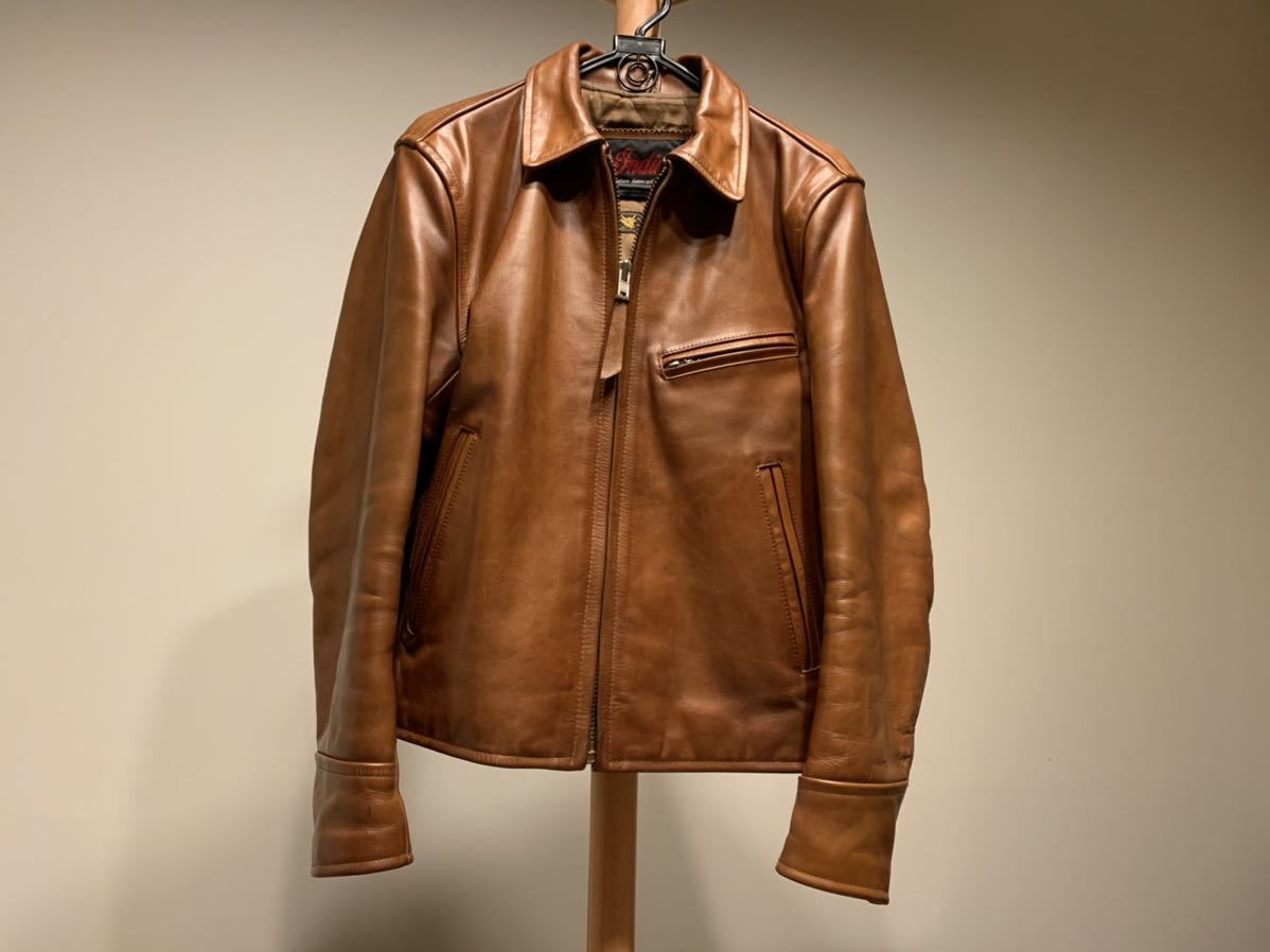 38inch インディアン モーターサイクル シングル ライダースジャケット Indian Motorcycle シングル ライダース ジャケット 東洋