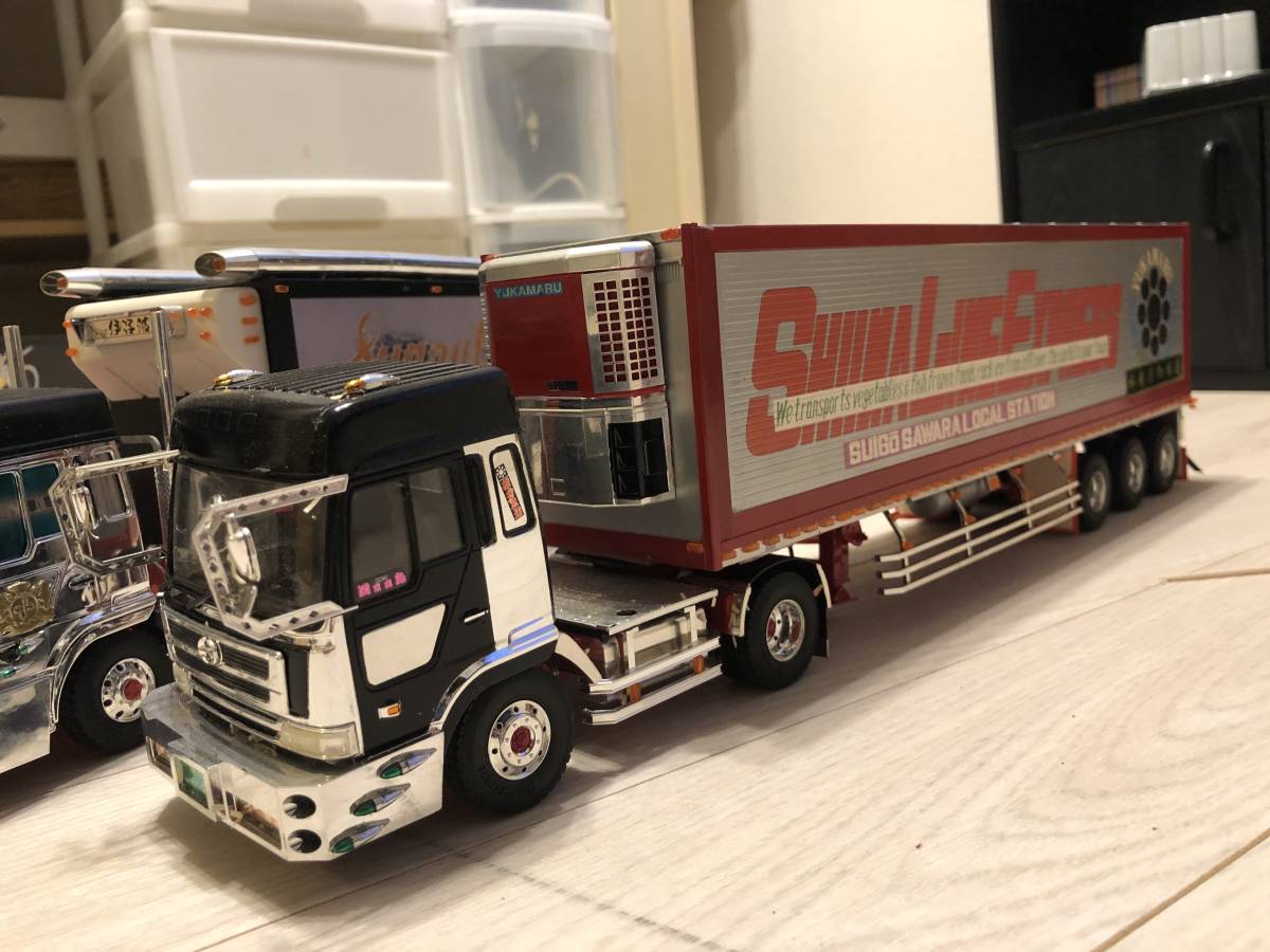 1/32デコトラ プラモデル トレーラー4台セットの落札情報詳細 - Yahoo