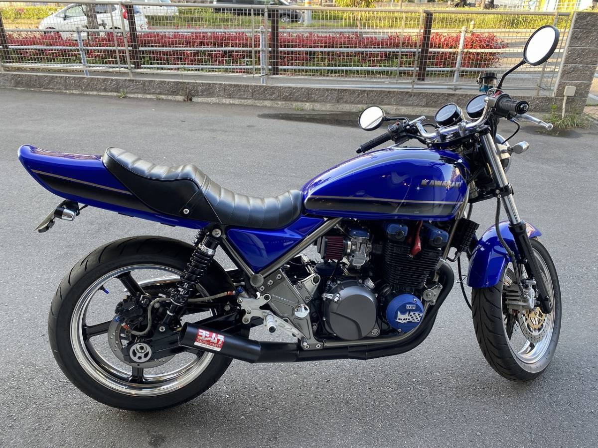 ZEPHYR400/ゼファー400.エンジン足周りフルχ仕様.ラップ塗装.車検付 来ら