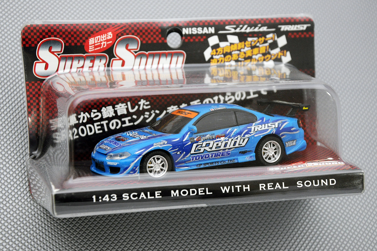 新品】IWAYA 1/43 GReddy D1 S15シルビア サウンドミニカー 1:43