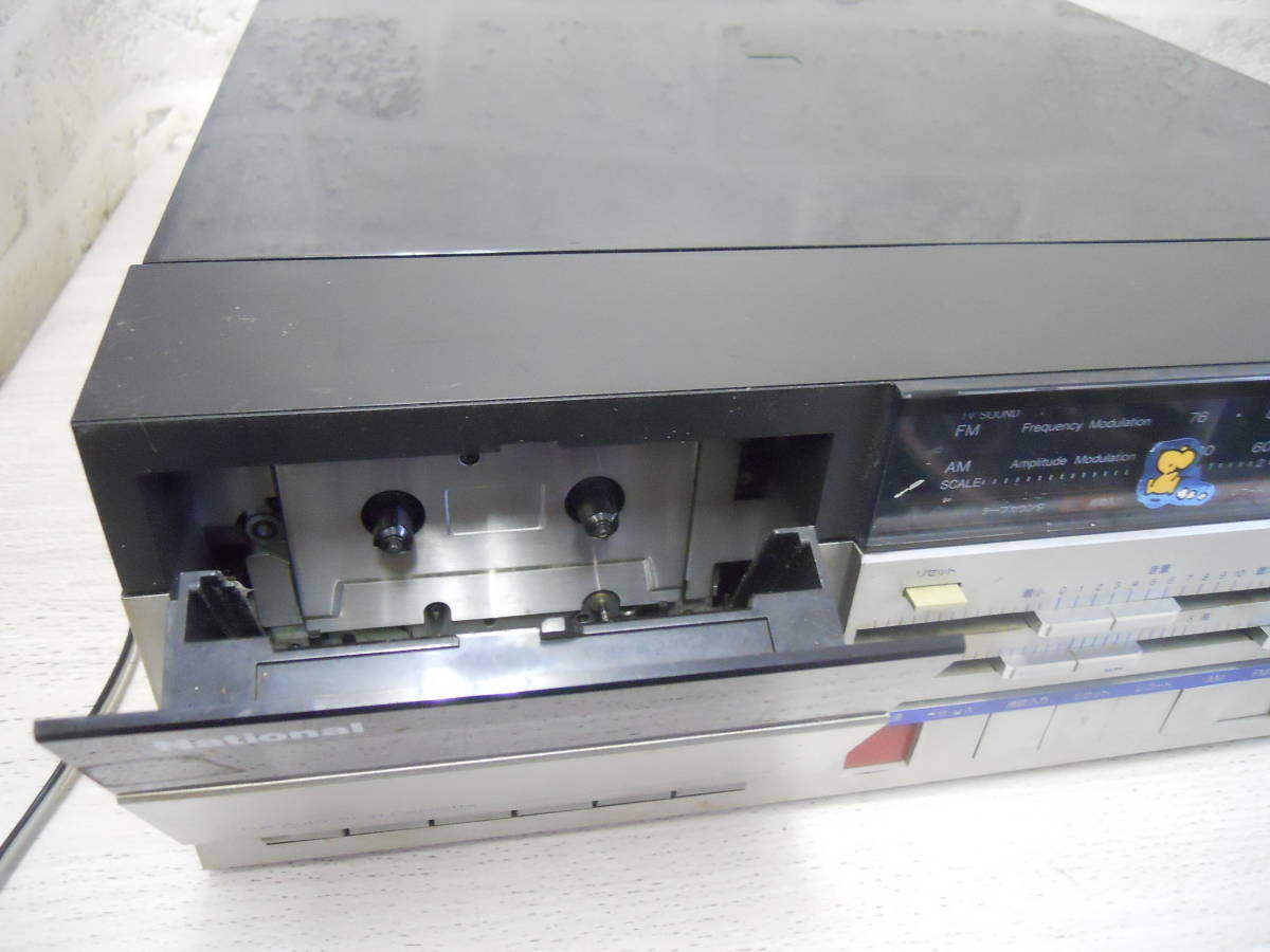 ジャンク National SG-J500 ラジカセ&レコードプレーヤー 現状品