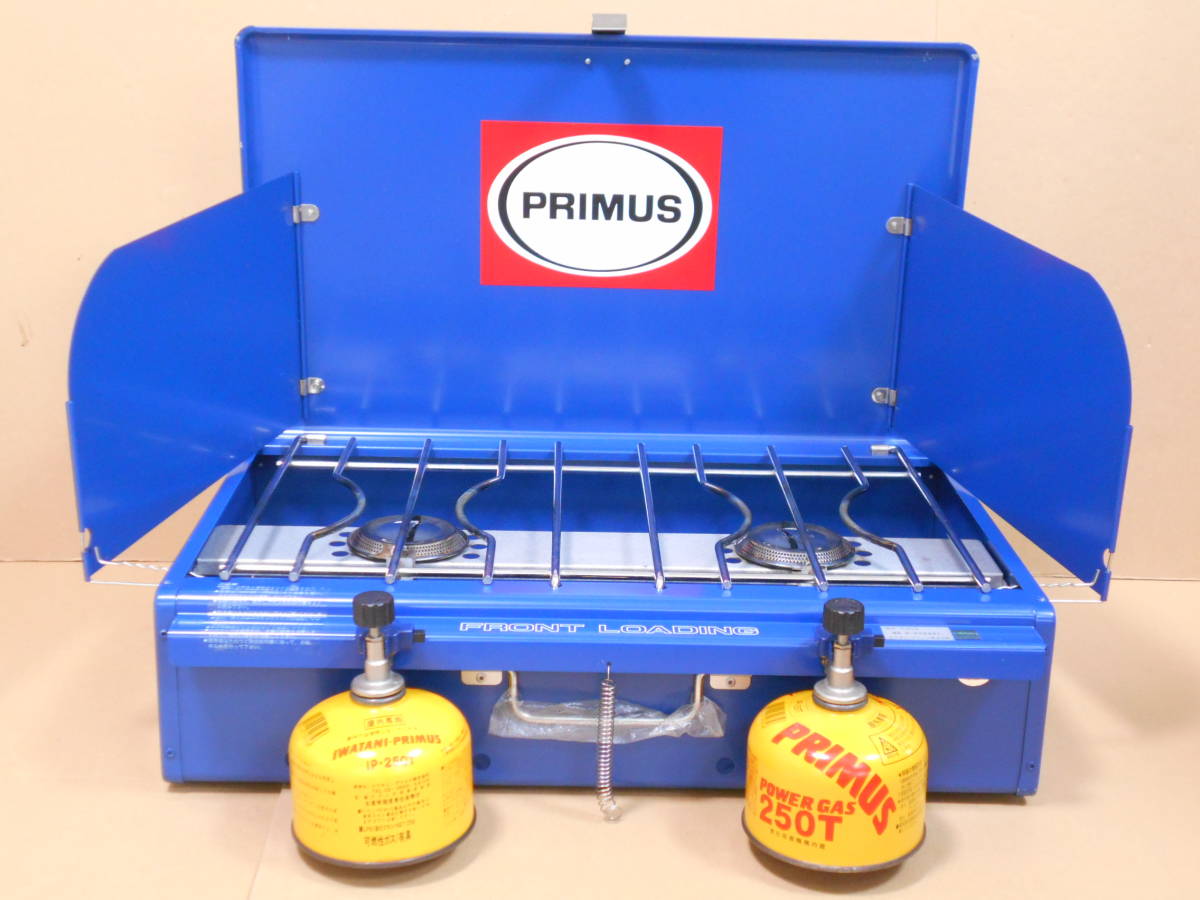 PRIMUS ツーバーナー P-2CA イワタニプリムス 廃盤 青色 PRIMUS