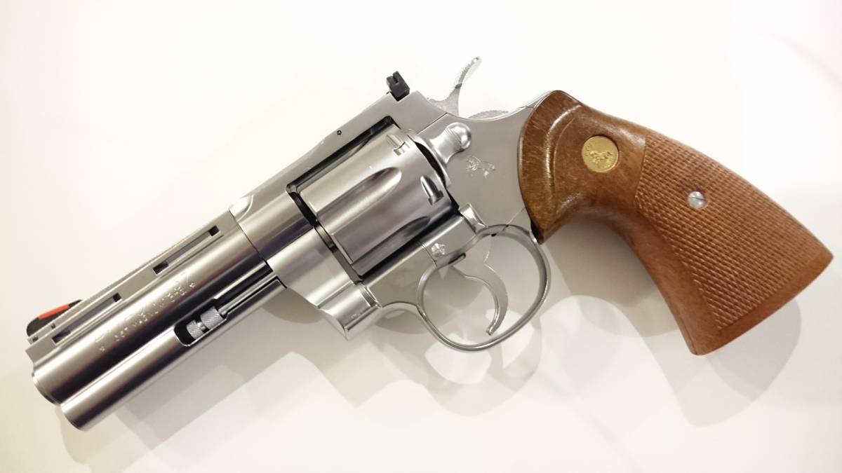 タナカ コルト パイソン M29 4インチ ペガサスシステム　搭載 ガスガン タナカ コルトパイソン ステンレスモデル 4インチ ジャンク 検 TANAKA