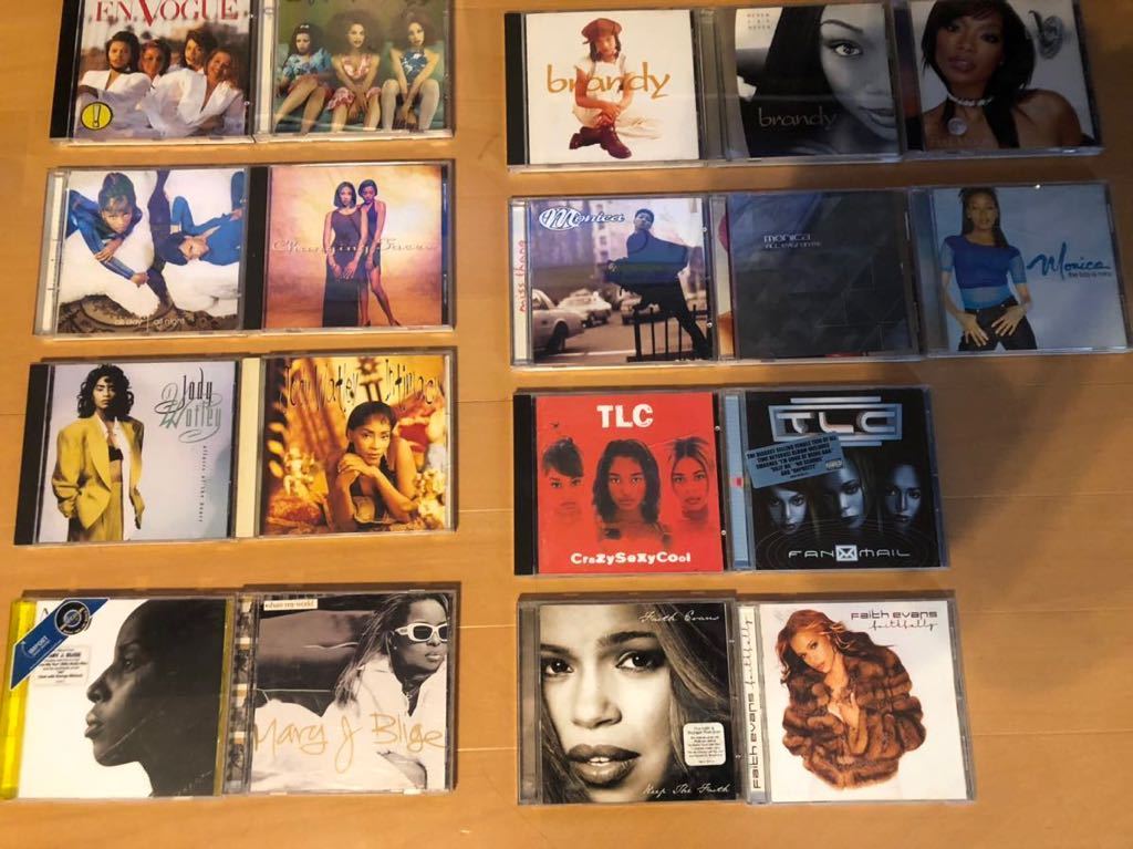 90年代 女性R&B CD18枚セット まとめ売り Monica モニカ TLC envogue