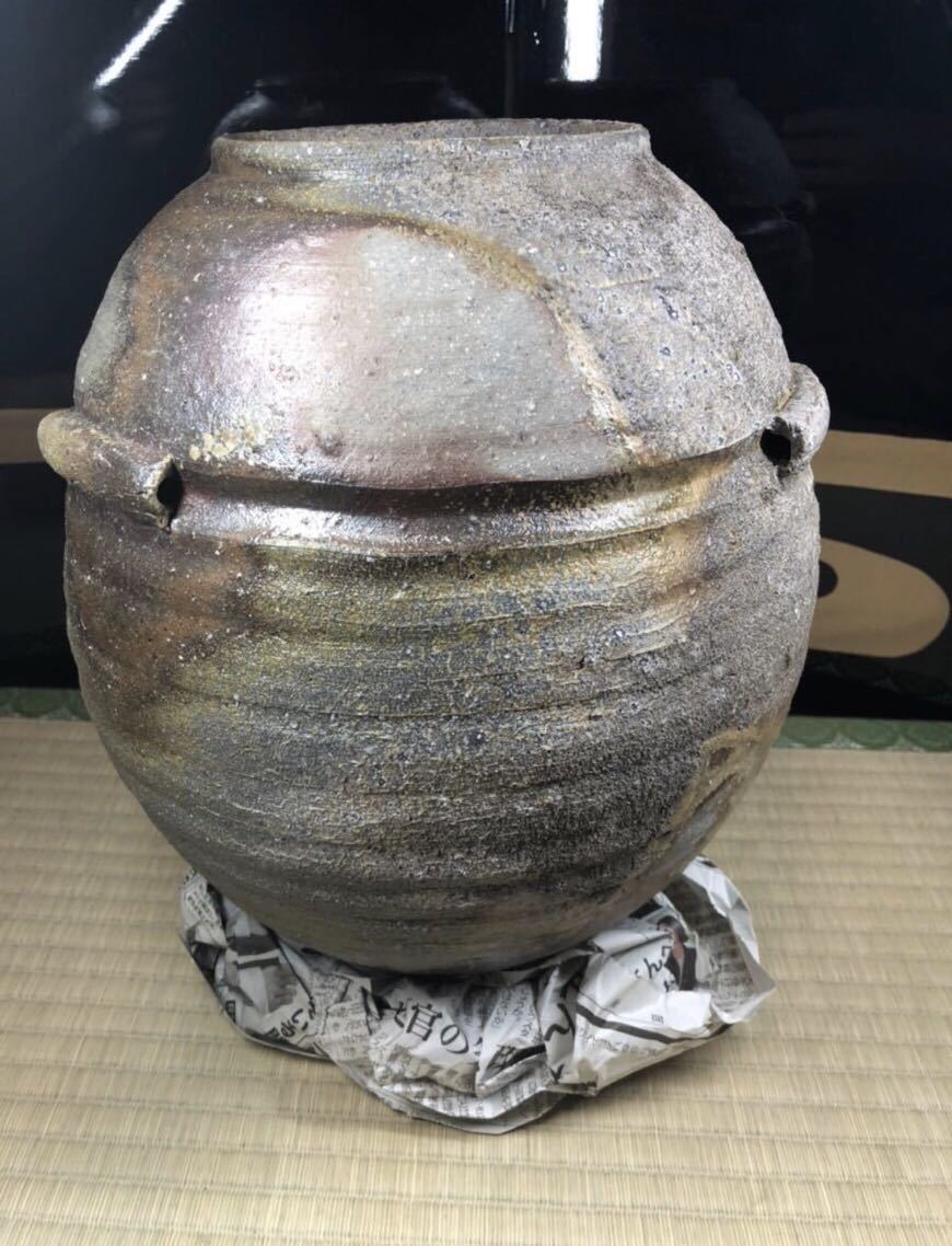 陶芸家 備前 荻野雅也 湯呑み 2個セット 木箱付き