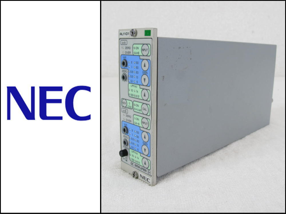 Nec 2chアイソレーション直流アンプ Al1101 現状ジャンク の落札情報詳細 ヤフオク落札価格情報 オークフリー スマートフォン版