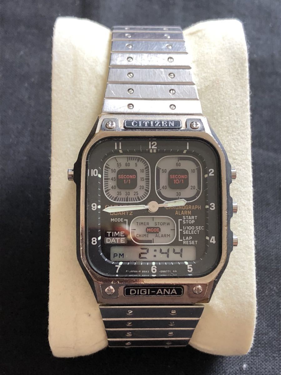 希少 比較的美品 動作品 80年代 CITIZEN シチズン JETBOY ジェット