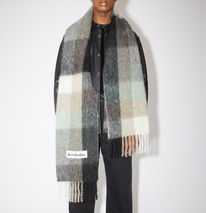 48%割引高級感 【Acne Studios】ラージチェックマフラー ストール