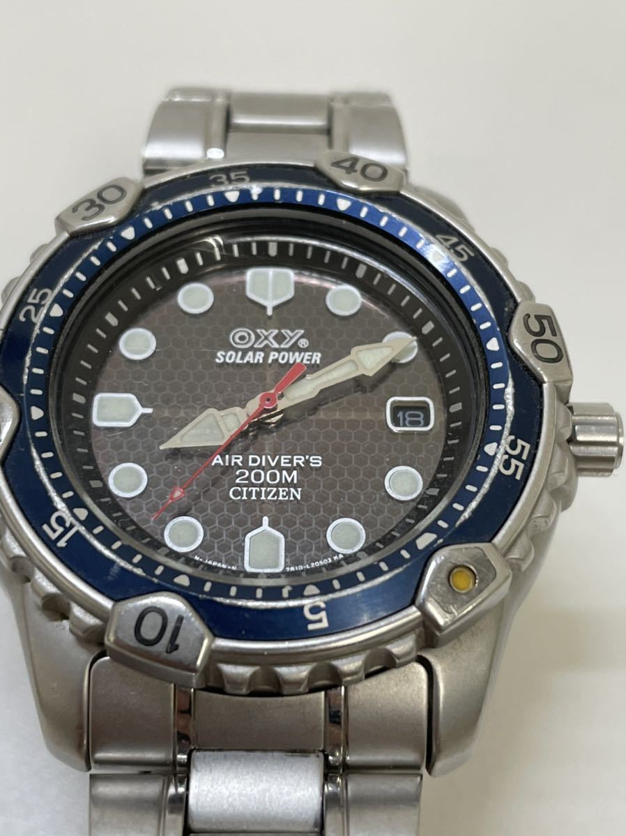 【ネット限定】 シチズン シチズン ソーラー時計（CITIZEN 200mダイバーズ OXY 時計