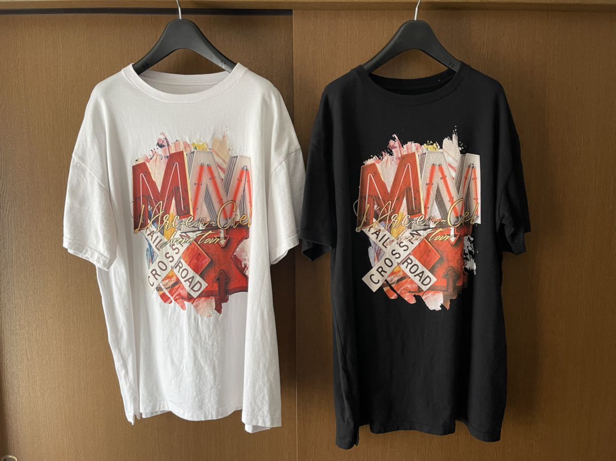 美品 L'Arc～en～Ciel ARENA TOUR MMXX BIG T シャツ ホワイト+