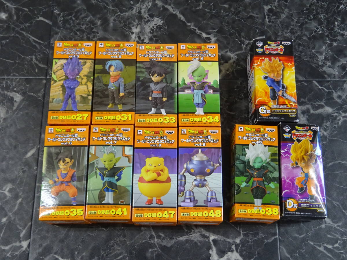Wcf ドラゴンボール超 ワールドコレクタブルフィギュアセット 複製ベジータ トランクス ゴクウブラック ザマス 孫悟飯 ボタモ 悟空 の落札情報詳細 ヤフオク落札価格情報 オークフリー スマートフォン版