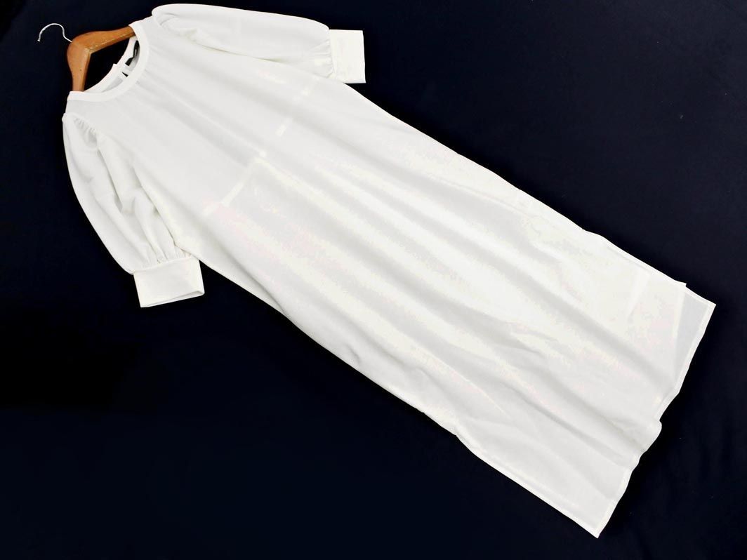 Kastane カスタネ サイドスリット バルーンスリーブ ワンピース Sizef 白 c6 の落札情報詳細 ヤフオク落札価格情報 オークフリー スマートフォン版