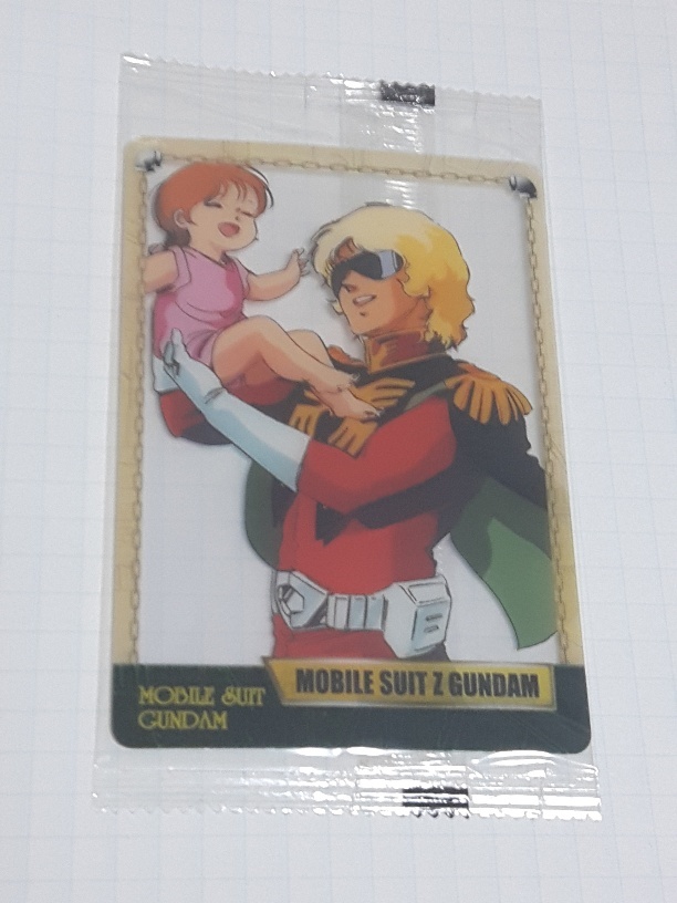 新品】.森永製菓 ガンダムウエハースチョコカード/DX/クワトロ