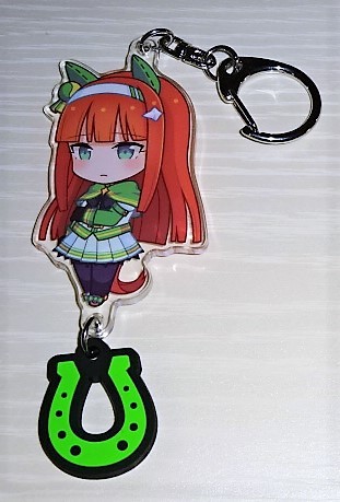 ウマ娘 プリティーダービー ラバー蹄鉄付き アクリルキーホルダー