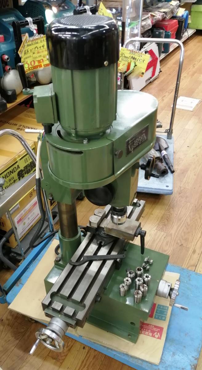 埼玉県川越市 引取限定】中古美品 Bellmex 小型卓上フライス盤 XZ-15
