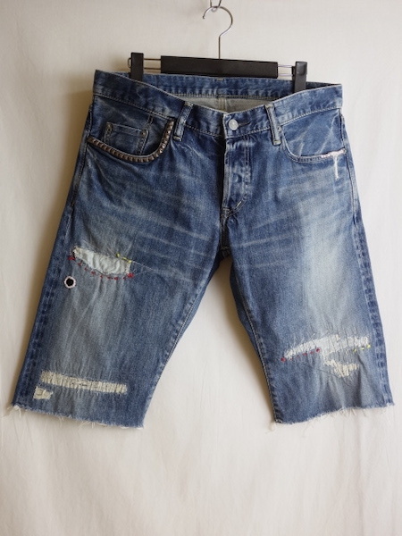 定価3 9万 ヒステリックグラマー Csr加工 デニム ショートパンツ W34 メンズ 0222am04 ハーフパンツ リメイク リペア加工 の落札情報詳細 ヤフオク落札価格情報 オークフリー スマートフォン版