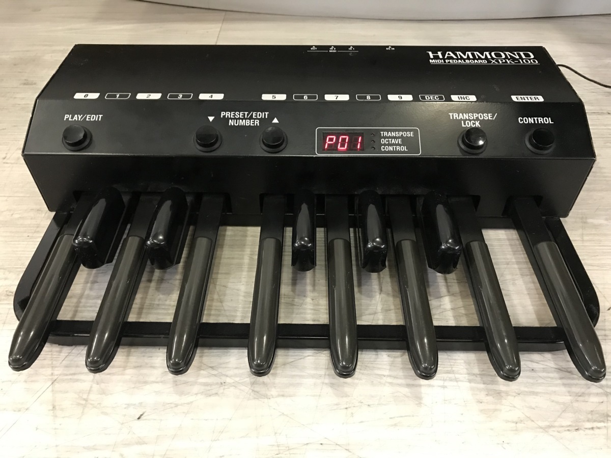 ハモンド HAMMOND XPK-100 MIDI PEDALBOARD 廃盤品 Hammond XPK-100 13-note MIDI Pedalboard | Sweetwater