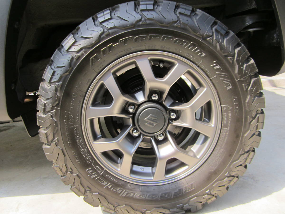 JB74 BFGoodrich 215/75R15 純正ホイール 5本セット ジムニーシエラ JB74W 純正ホイール BF Goodrich ALL-Terrain T/A KO2