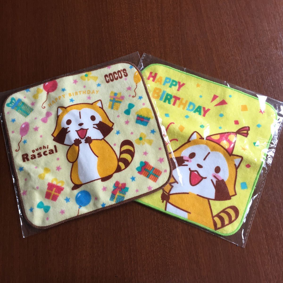 新品 2 匿名配送 Coco S ラスカル オリジナル ハンドタオル 2枚 誕生日 グッズ 非売品 ハンカチ ミニタオル ココス あらいぐま コラボ 即決 の落札情報詳細 ヤフオク落札価格情報 オークフリー スマートフォン版